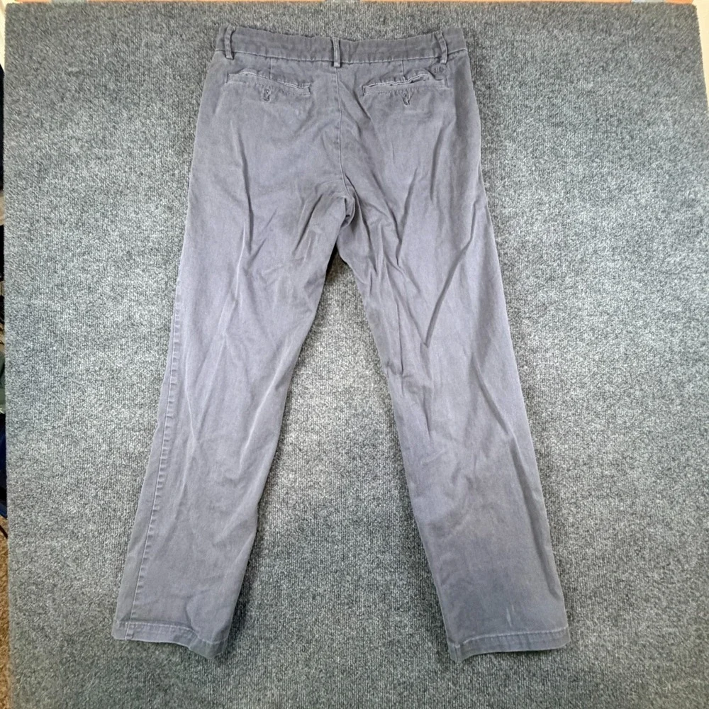 Banana Republic Chino Pant Mens 32x32 Gray Stretch Streetwear Classic‎ Straight